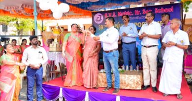தூத்துக்குடி கேவிஎஸ் பள்ளியின் 39வது ஆண்டு விளையாட்டு விழா
